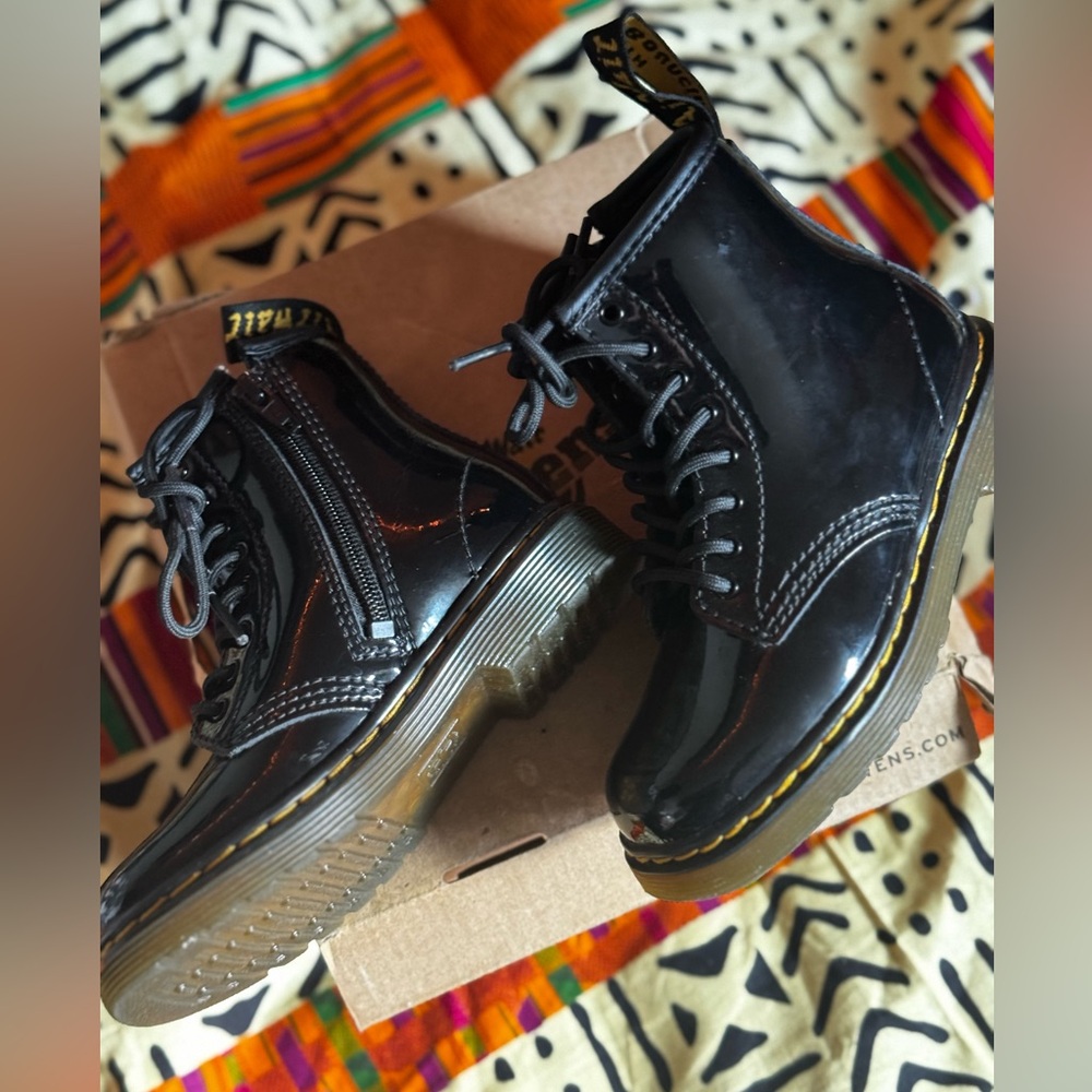 Dr. Martens Black Softy T Boots - Picture 2 of 5